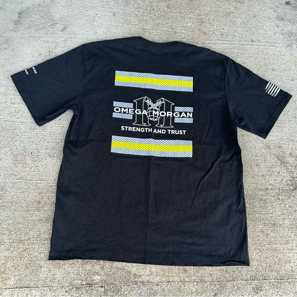 Vintage Carhartt Y2K Original Fit American Flag Graphic T-shirt Men’s XL Black - Picture 8 of 12